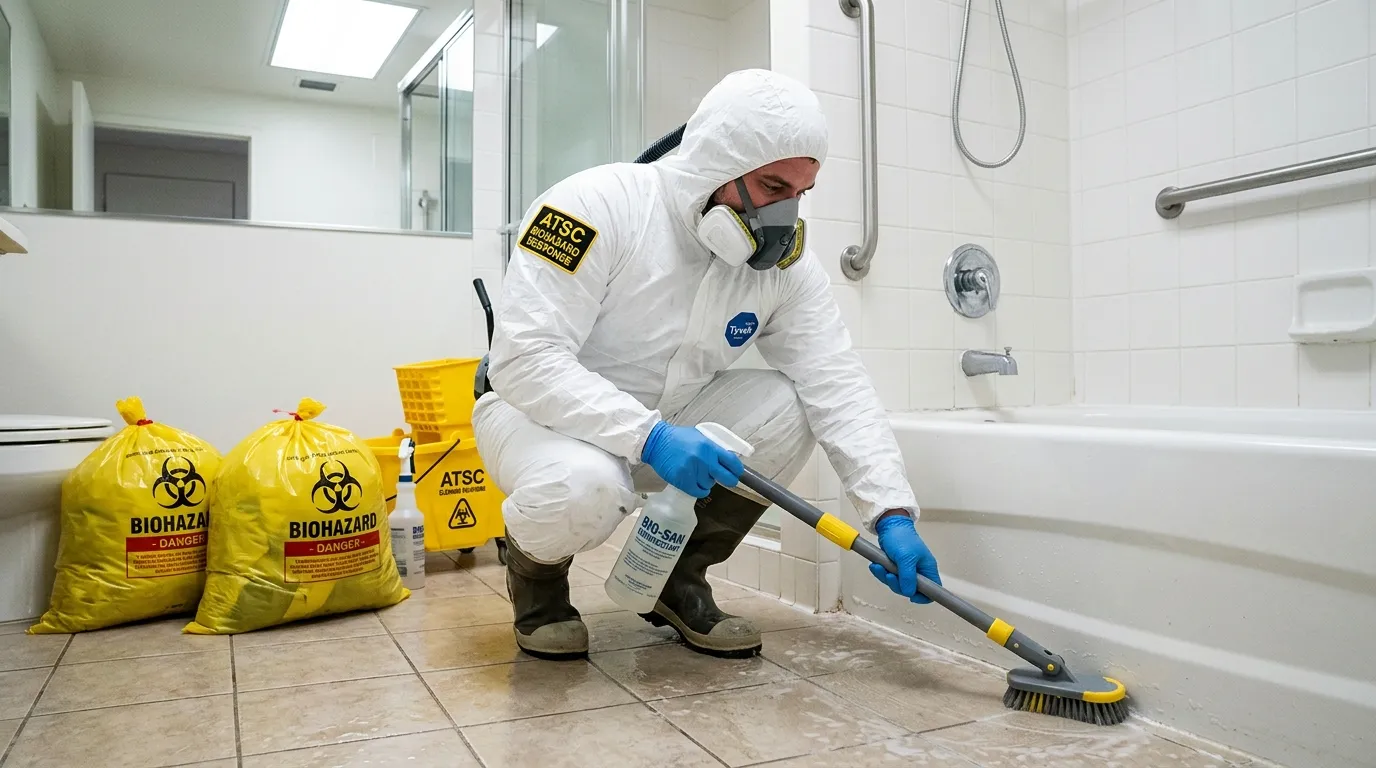 Decontamination equipment deployed for Blood Cleanup in Hollywood